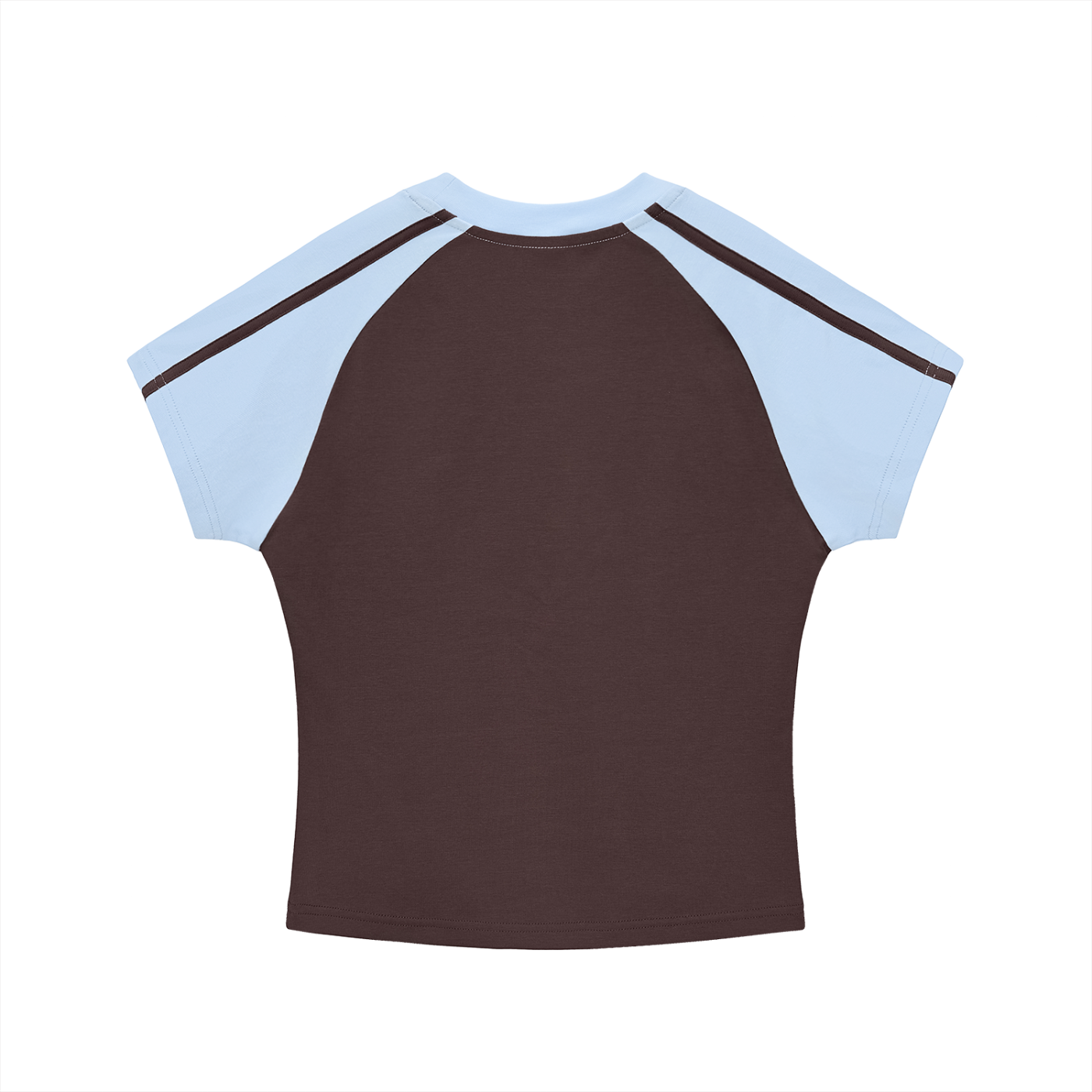 Contrast Stripes Sleeve T-Shirt