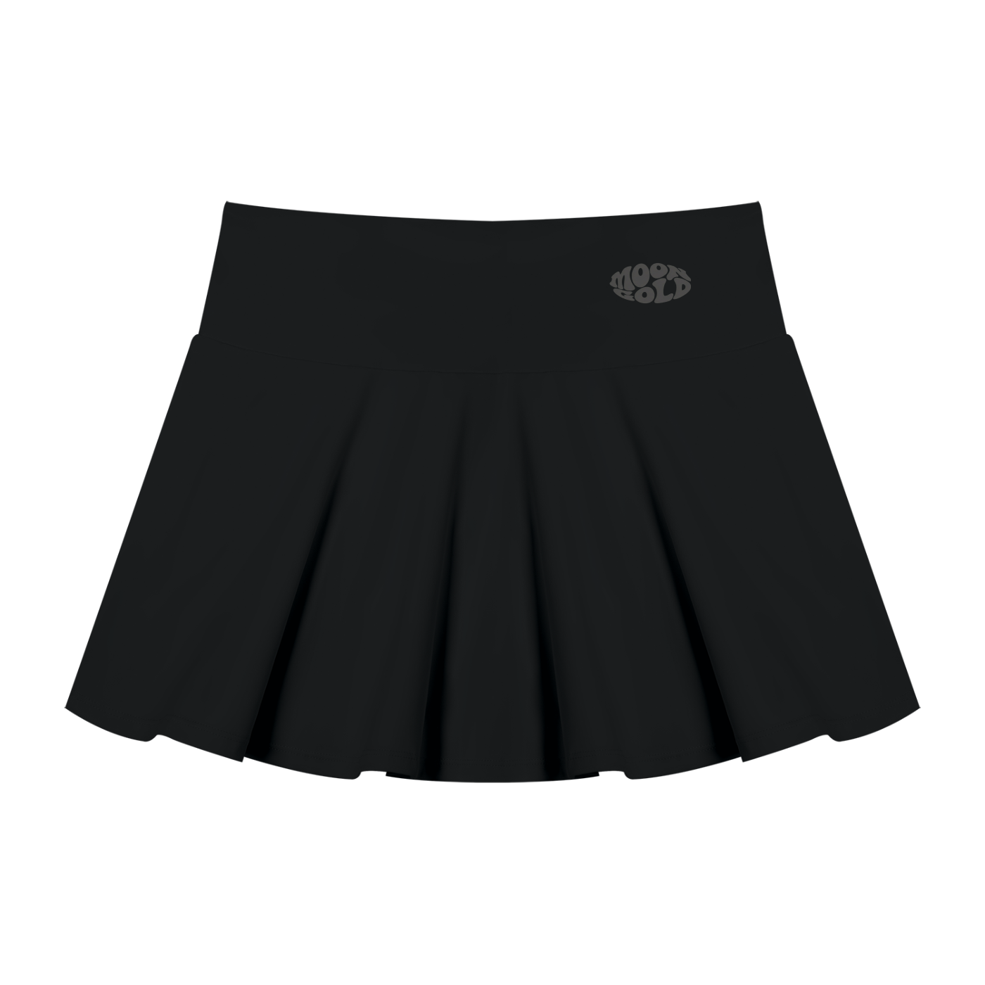 Pleated A-Line Skirt