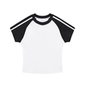 Contrast Stripes Sleeve T-Shirt