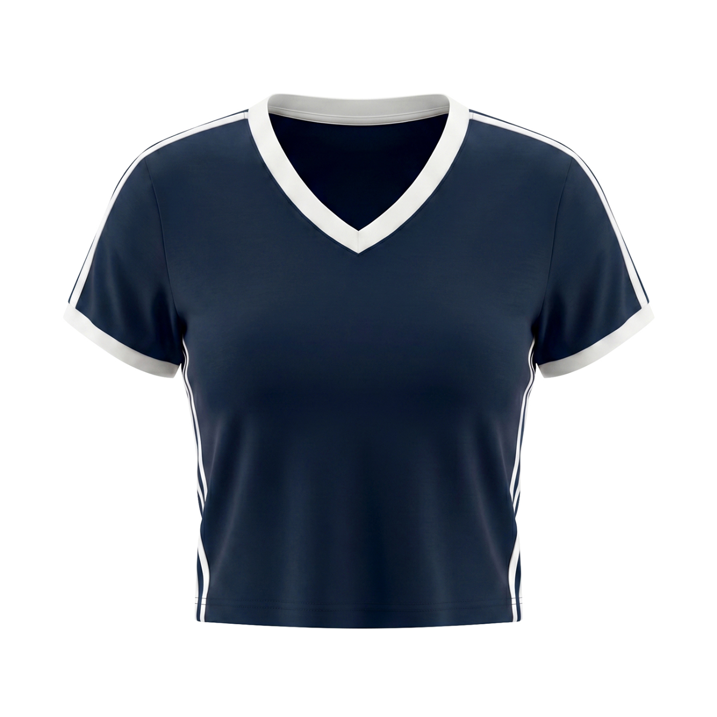 V-Neck Crop T-Shirt