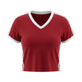 V-Neck Crop T-Shirt