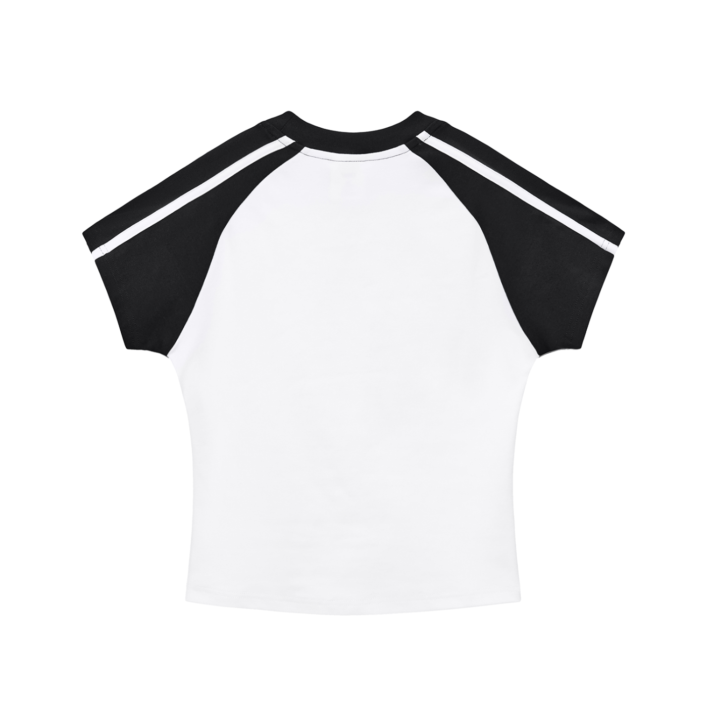 Contrast Stripes Sleeve T-Shirt