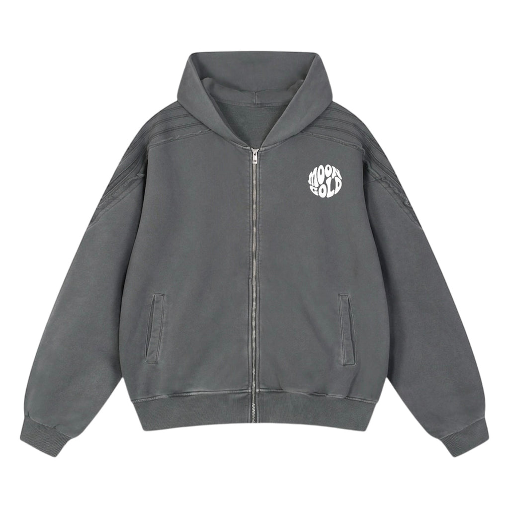 Snow Washed Zip Hoodie