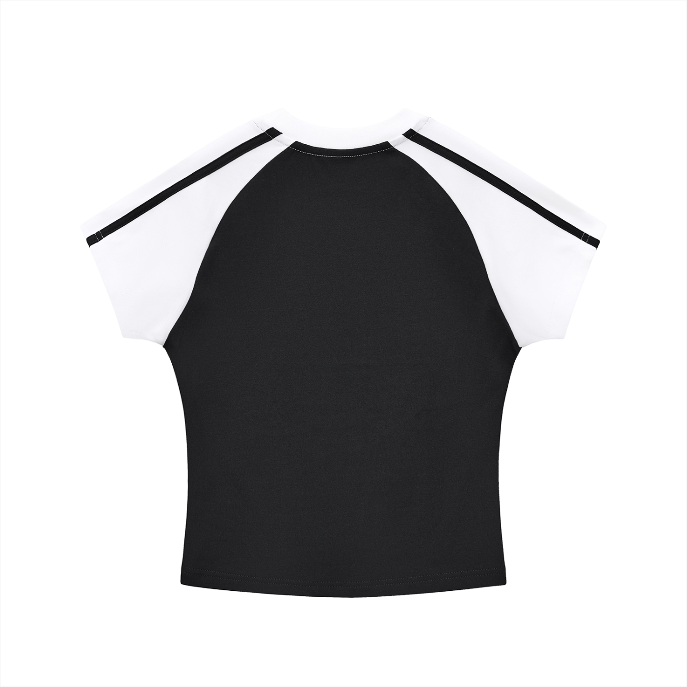 Contrast Stripes Sleeve T-Shirt