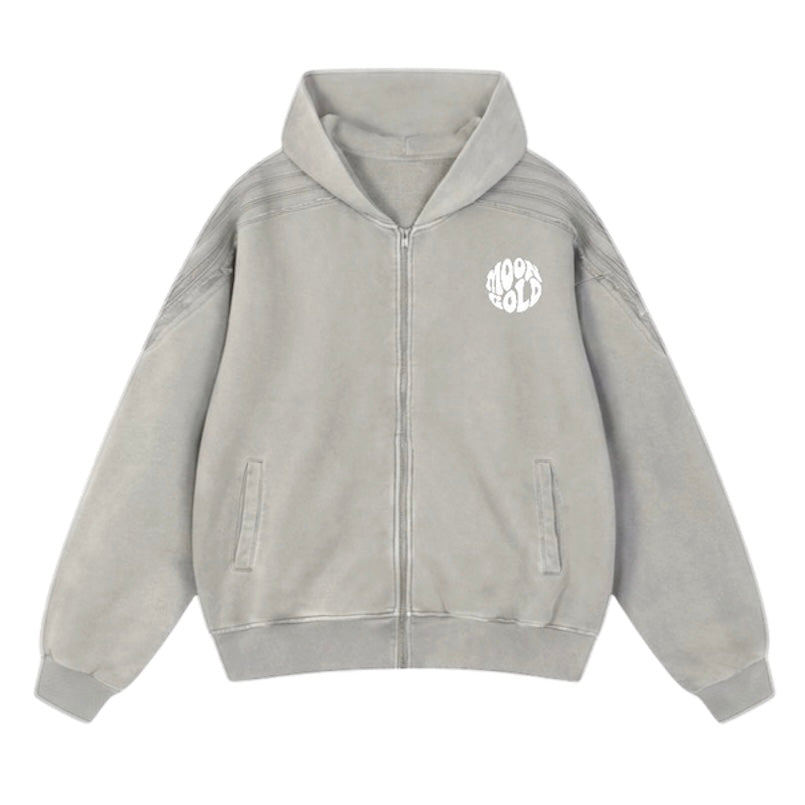 Snow Washed Zip Hoodie