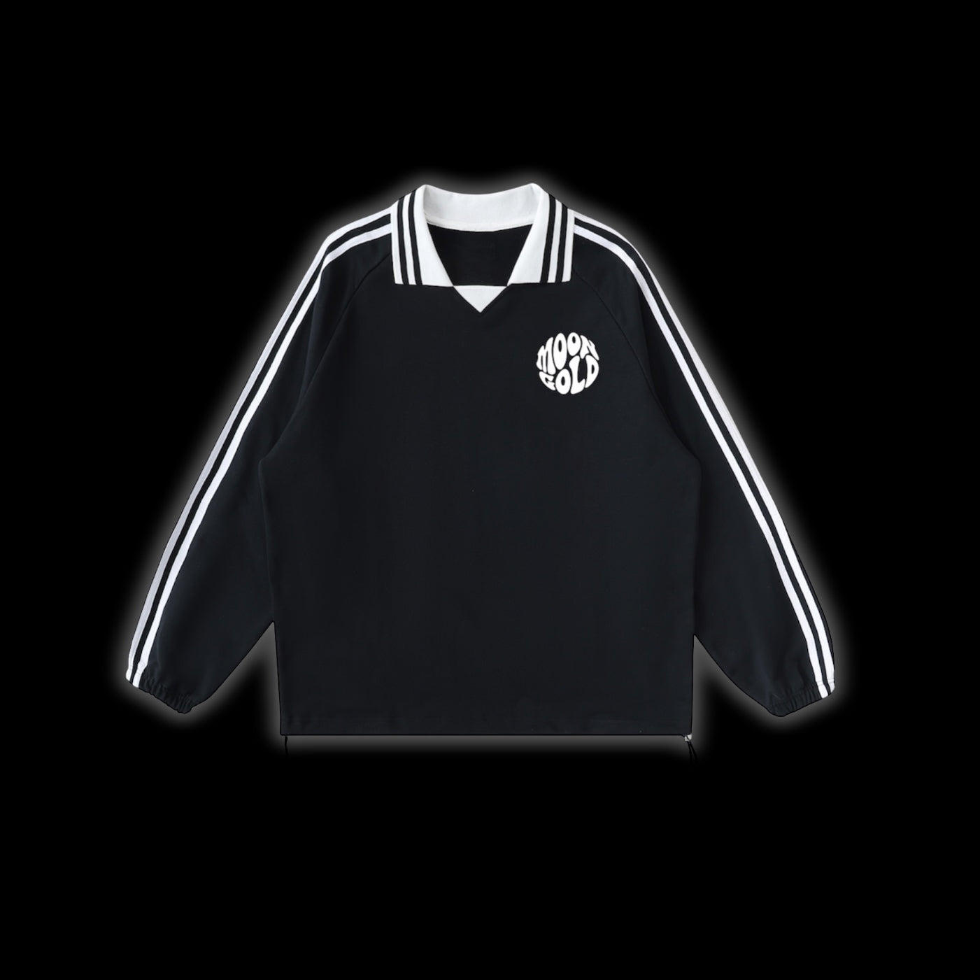 Lapel Collar Sweatshirt