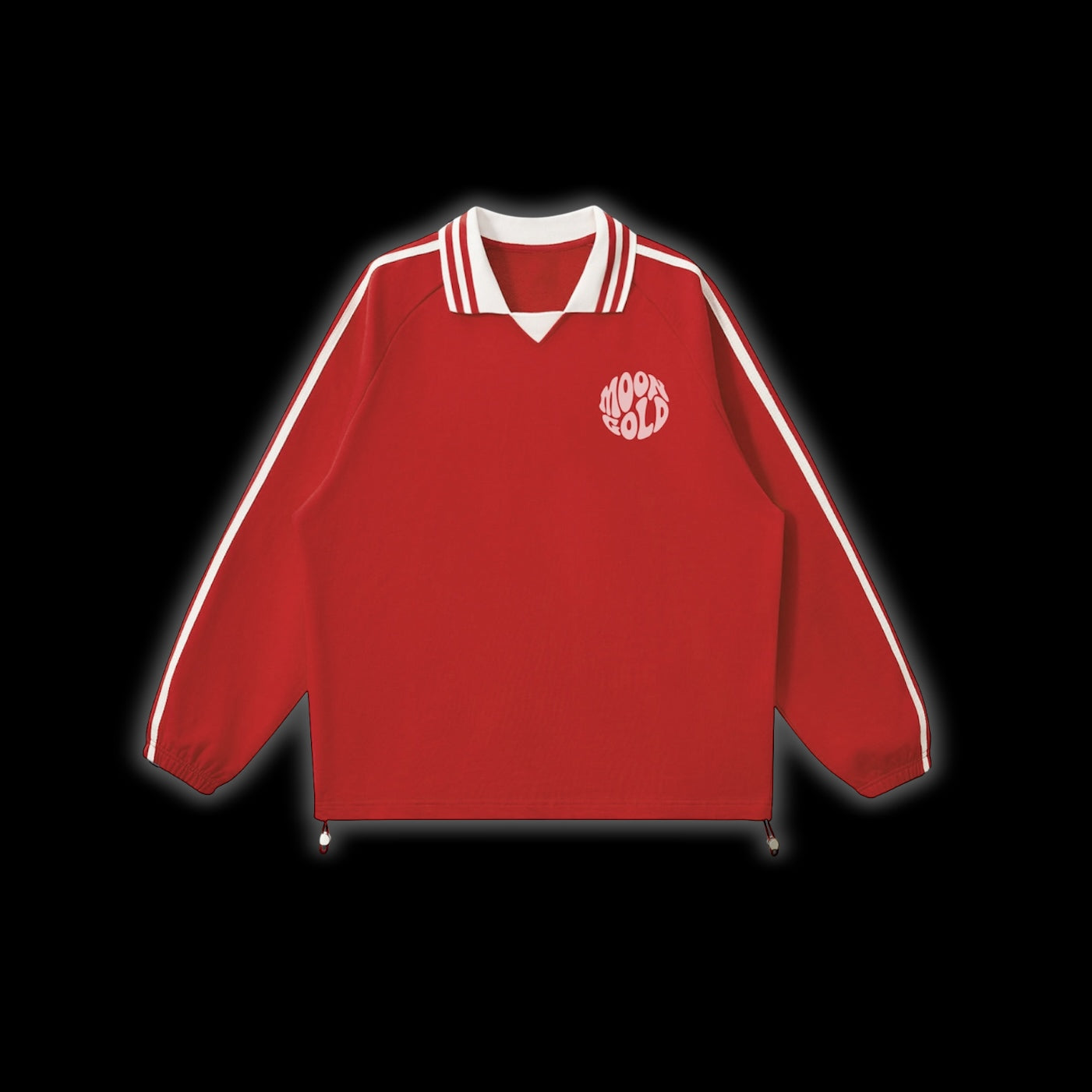 Lapel Collar Sweatshirt