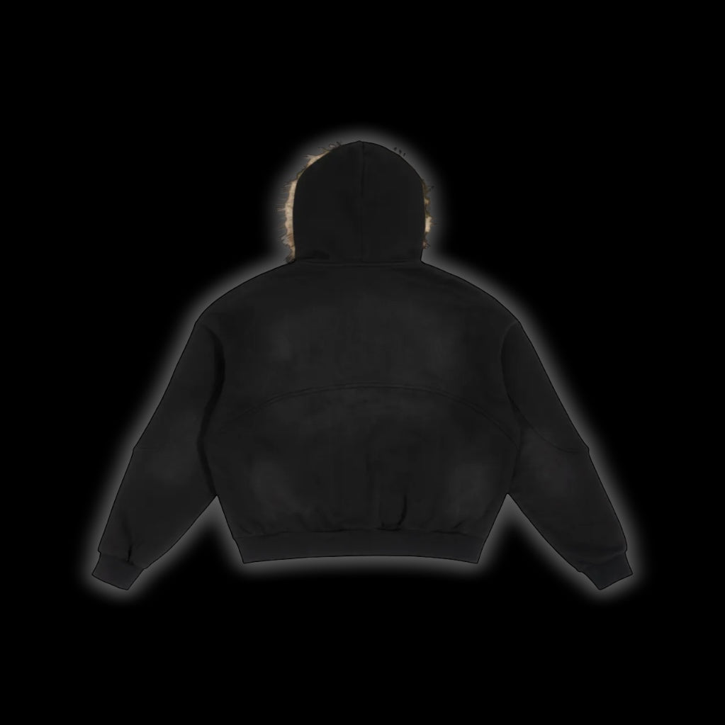 Sun Fade Fur Hoodie