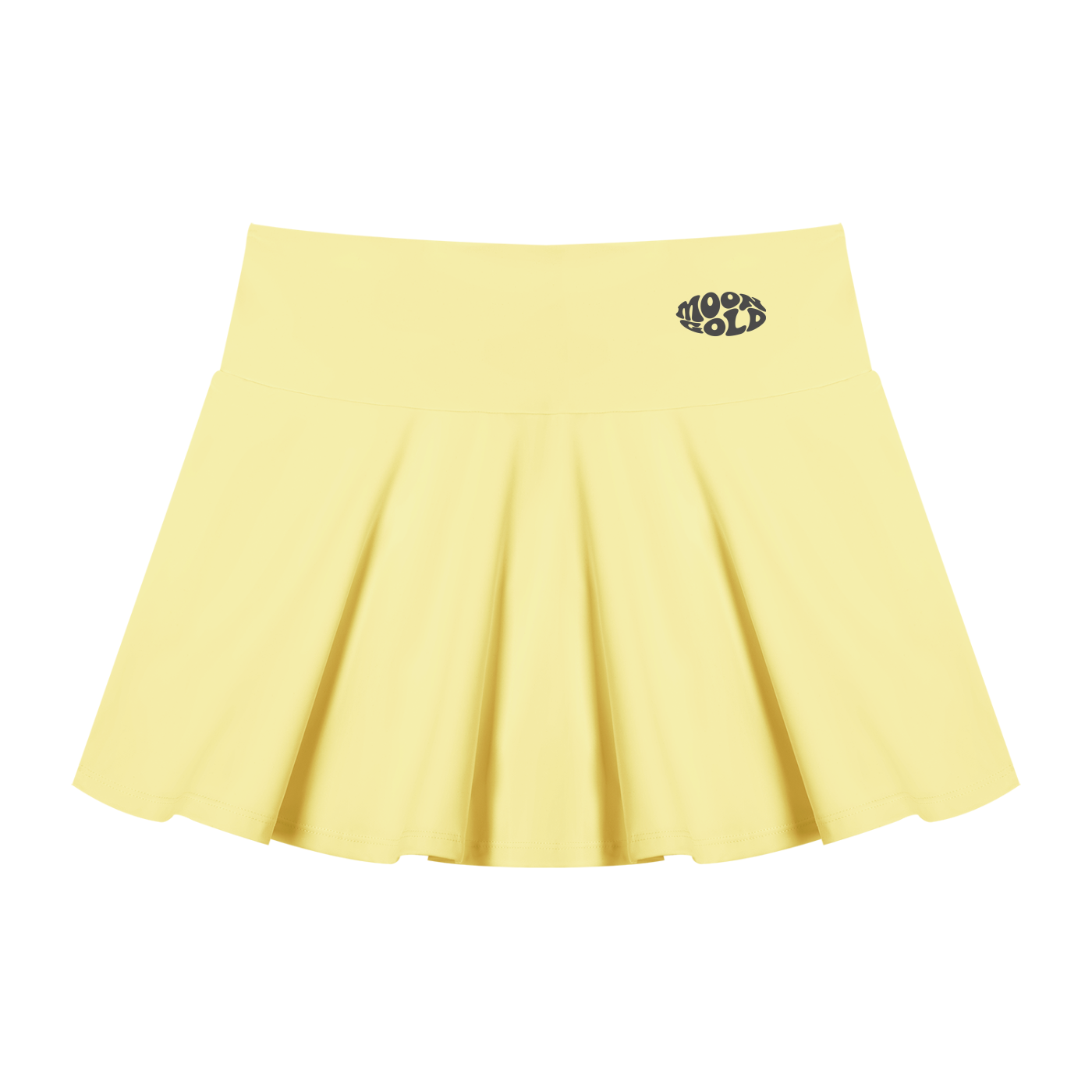 Pleated A-Line Skirt